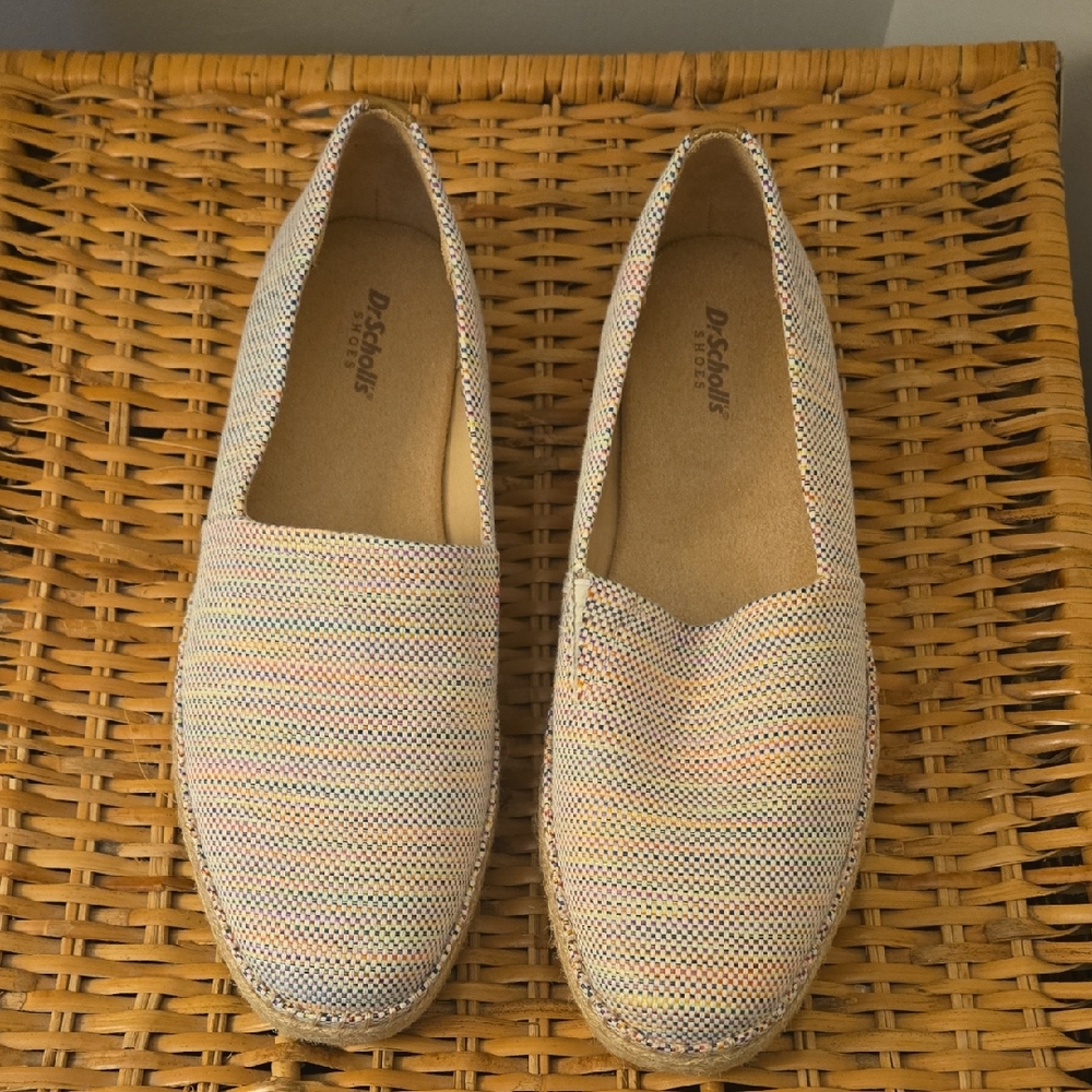 Dr. Scholl's Women's Cream and Tan Espadrilles